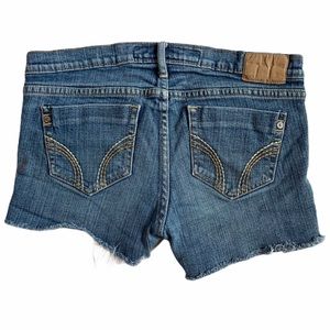 Hollister cut off jean shorts juniors size 3